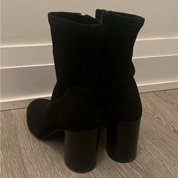 Never used Mango Black Heeled Boots - Picture 3 of 4